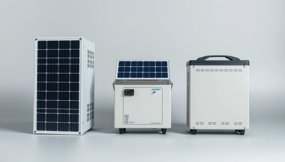 Comparatif de trois batteries solaires résidentielles côte à côte