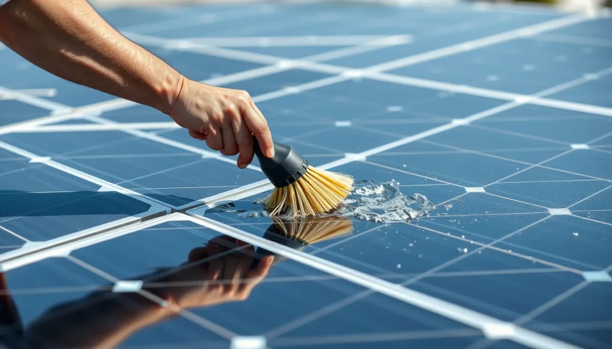 Entretien régulier des panneaux solaires pour éviter les pannes