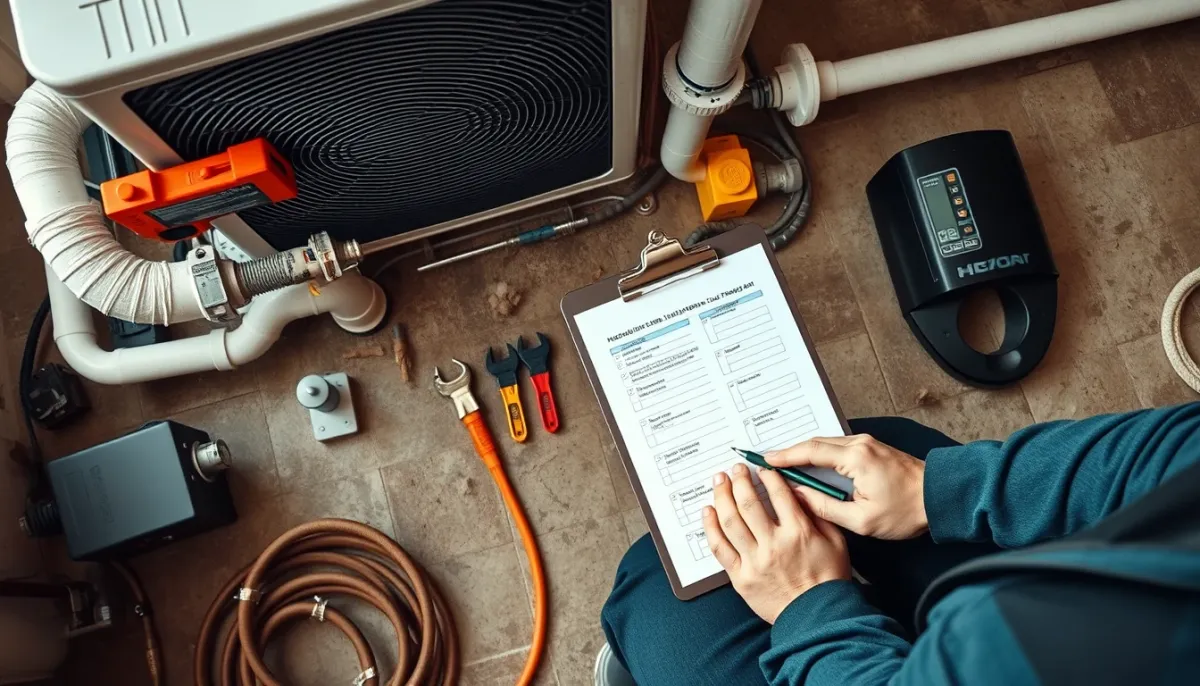 Installation d'une pompe à chaleur air/eau réversible par un professionnel