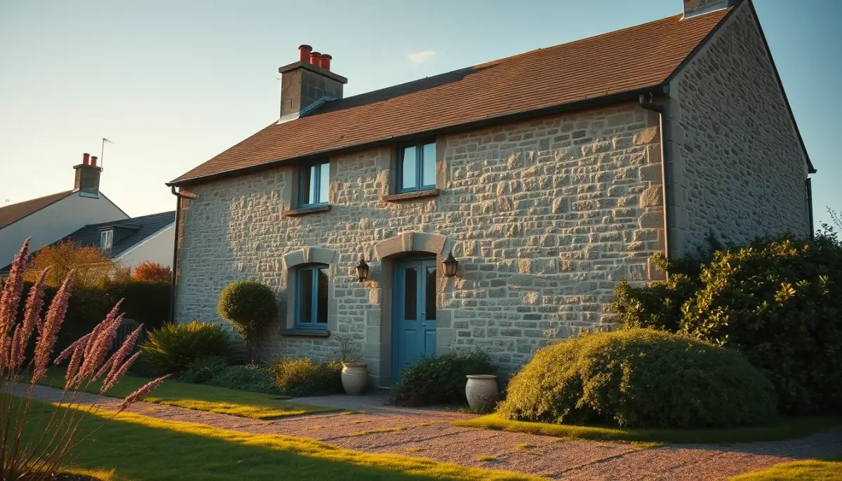 Maison bretonne typique du Finistère, illustrant les spécificités locales de la rénovation énergétique